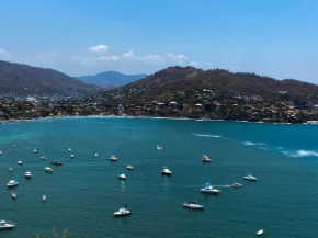 Hermosa vista de la bahía de Zihuatanejo